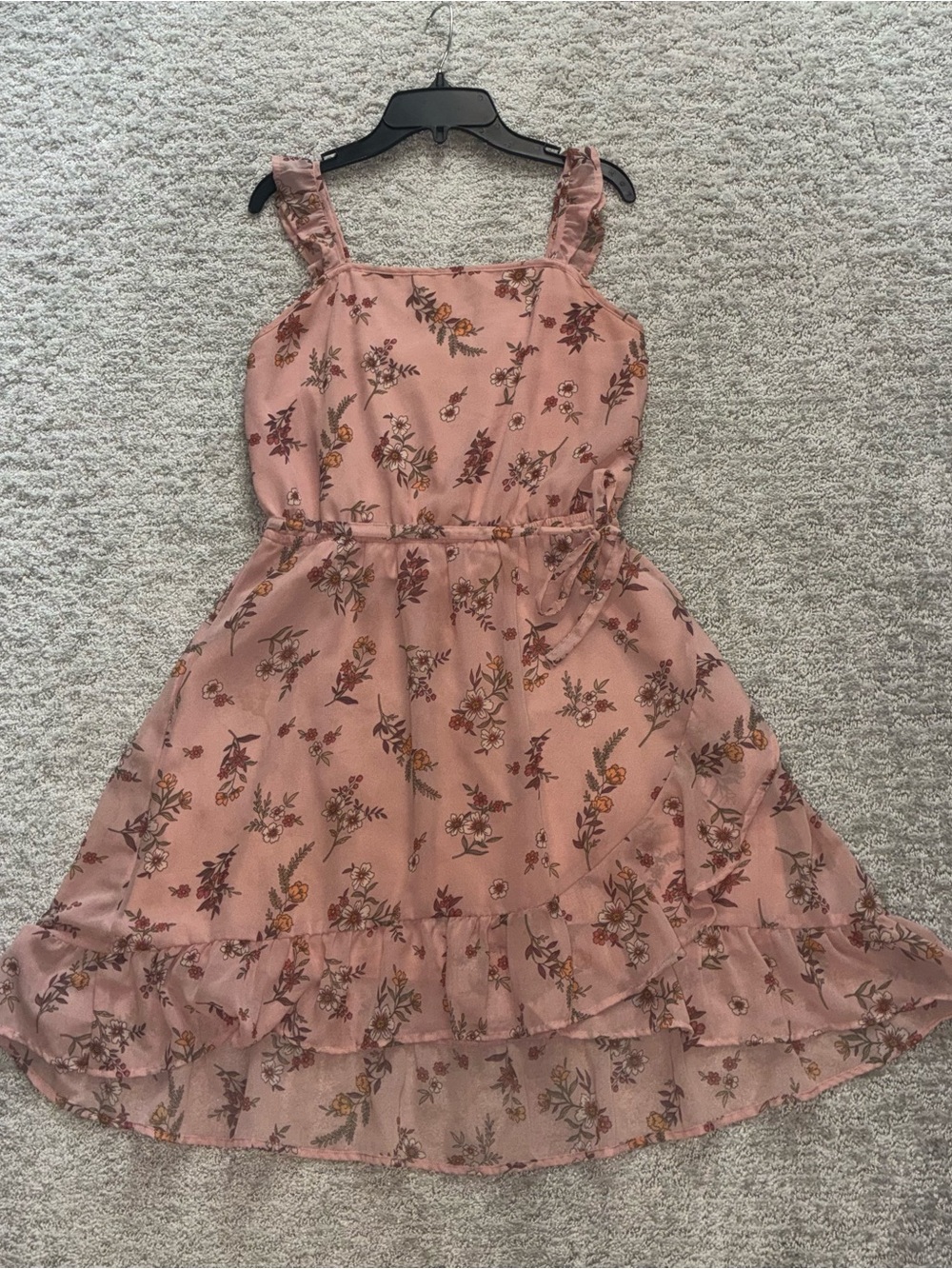 The Children's Place Pink Floral Ruffle Sundress